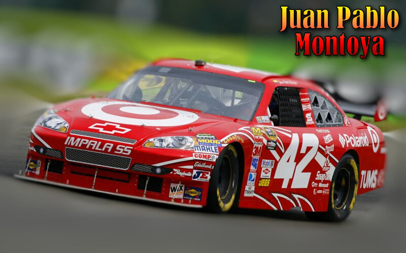 Juan Pablo Montoya racing car