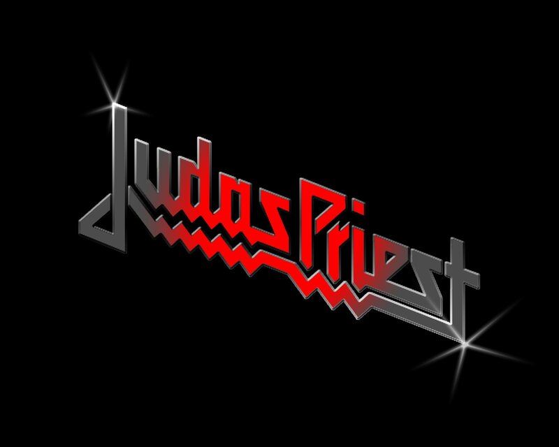 Judas Priest Logo — Black, Dramatic