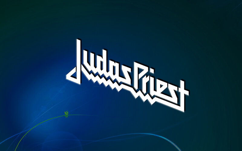 Judas Priest Logo — Blue, Dramatic