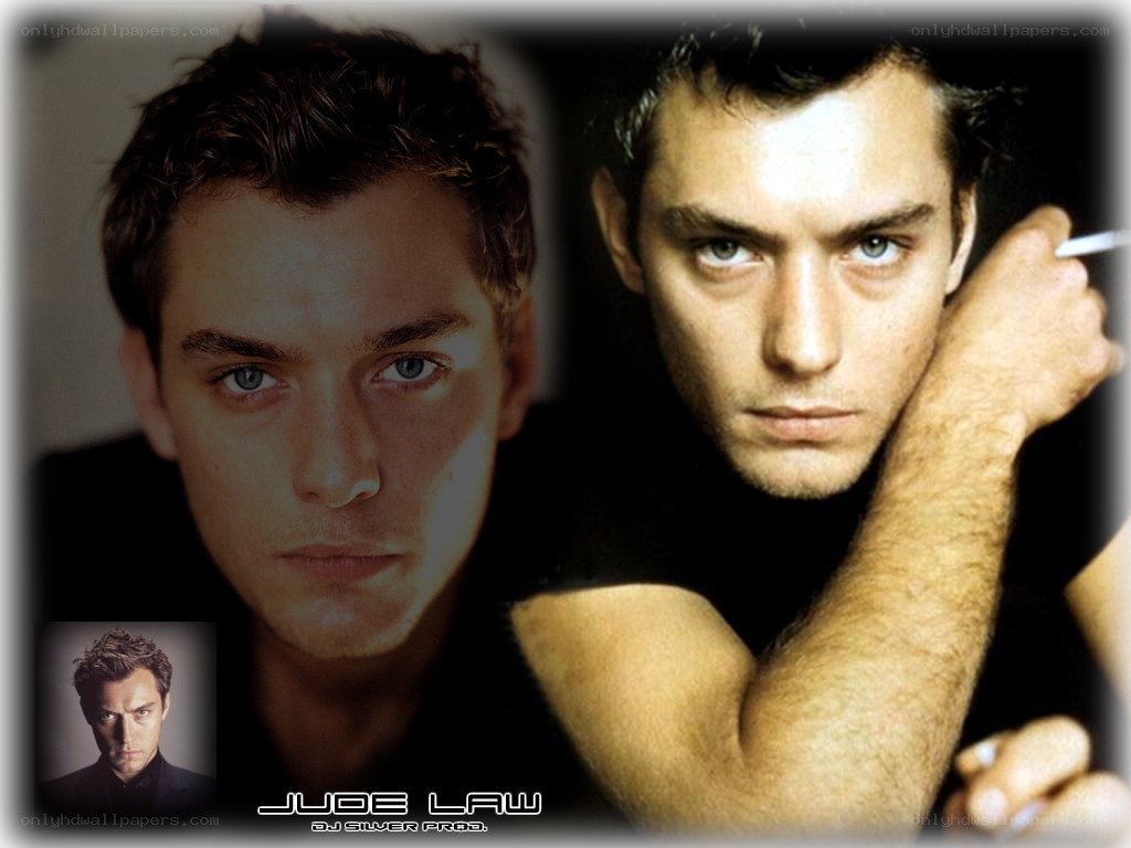Jude Law portrait collage