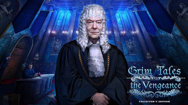 Judge in Courtroom — Blue