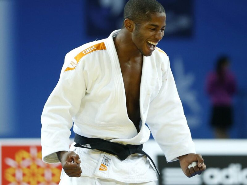Judo Athlete Celebrating