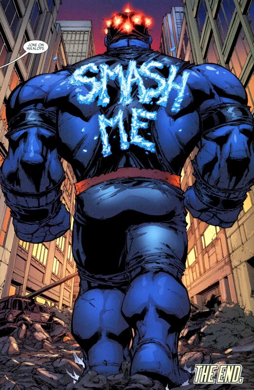 Juggernaut stands in rubble