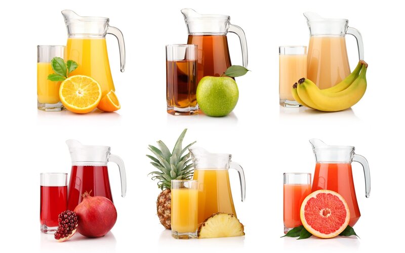 Juice in Pitchers