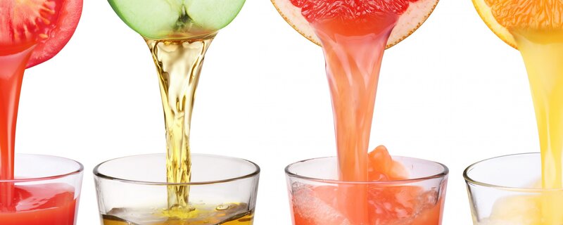 Juices Being Poured — Red
