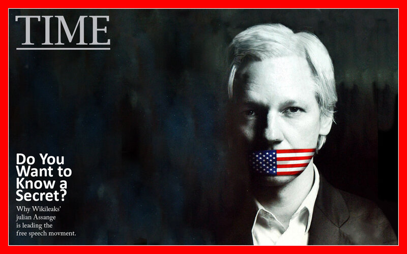 Julian Assange on TIME cover