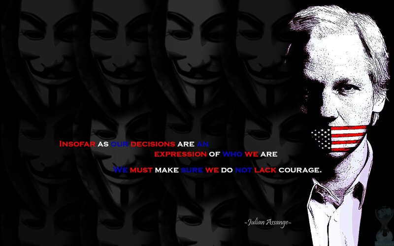 Julian Assange Portrait