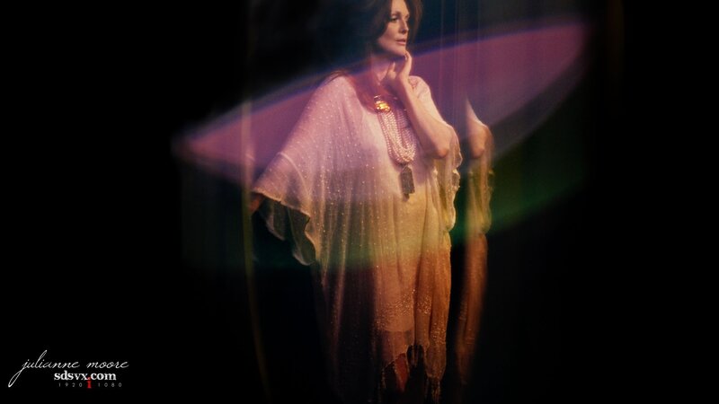 Julianne Moore in a sheer dress