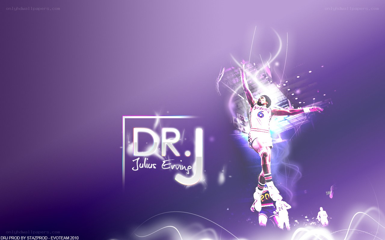 Julius Erving basketball wallpaper