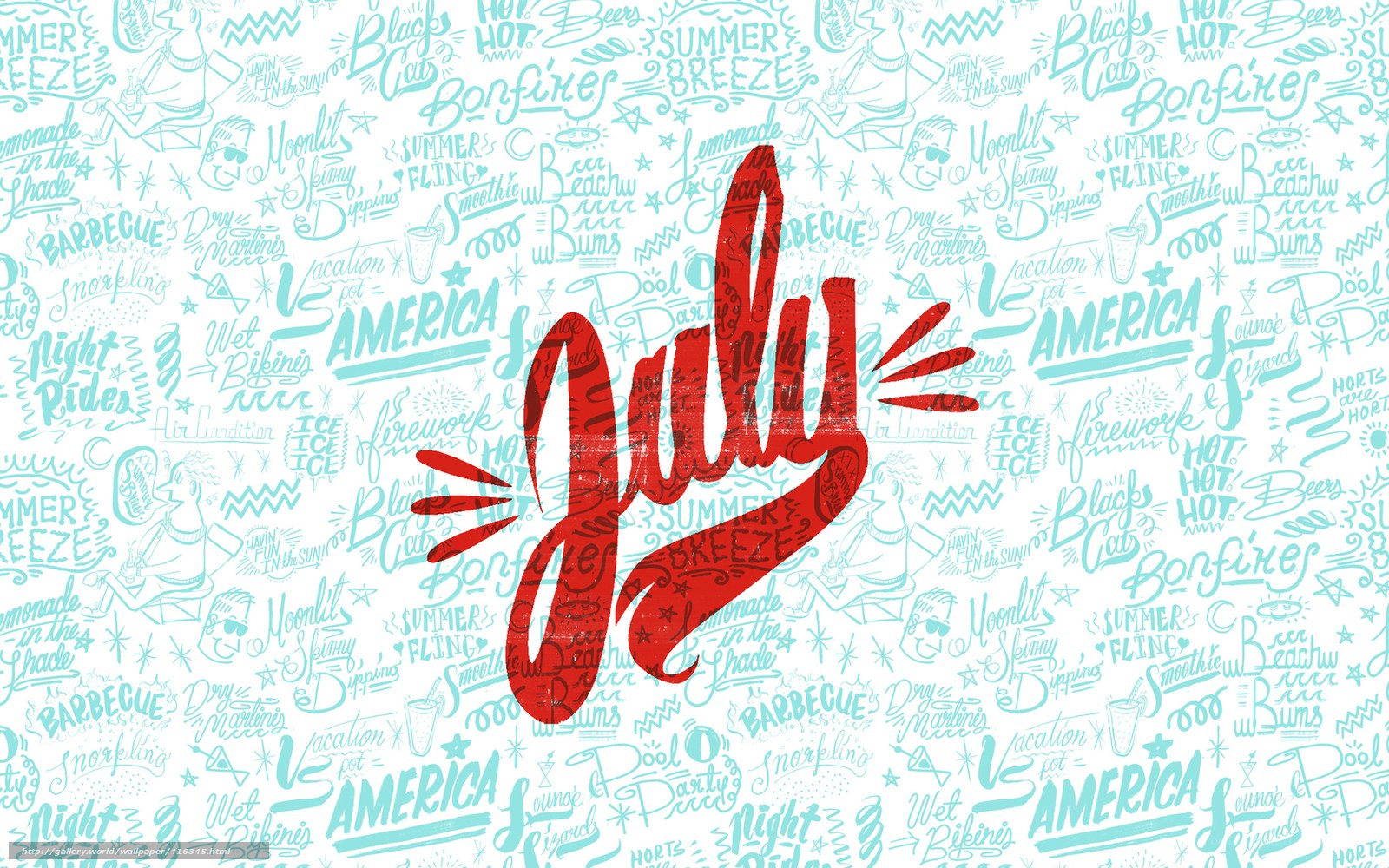 July summer theme design