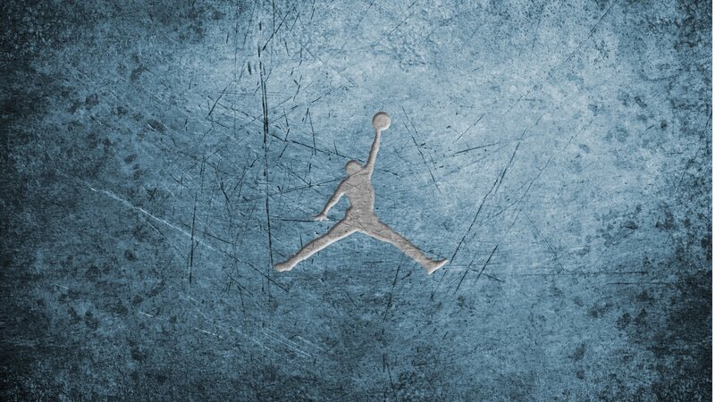 Jumping Basketball Player Silhouette