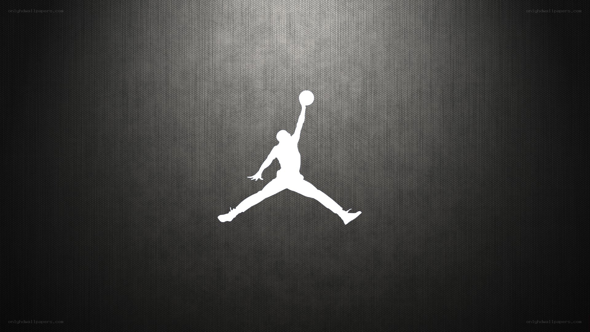 Jumpman logo on dark background