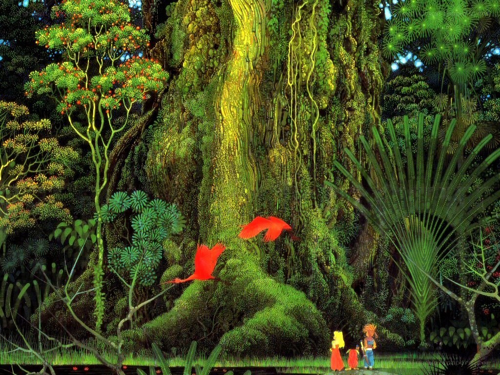 Jungle adventure with birds