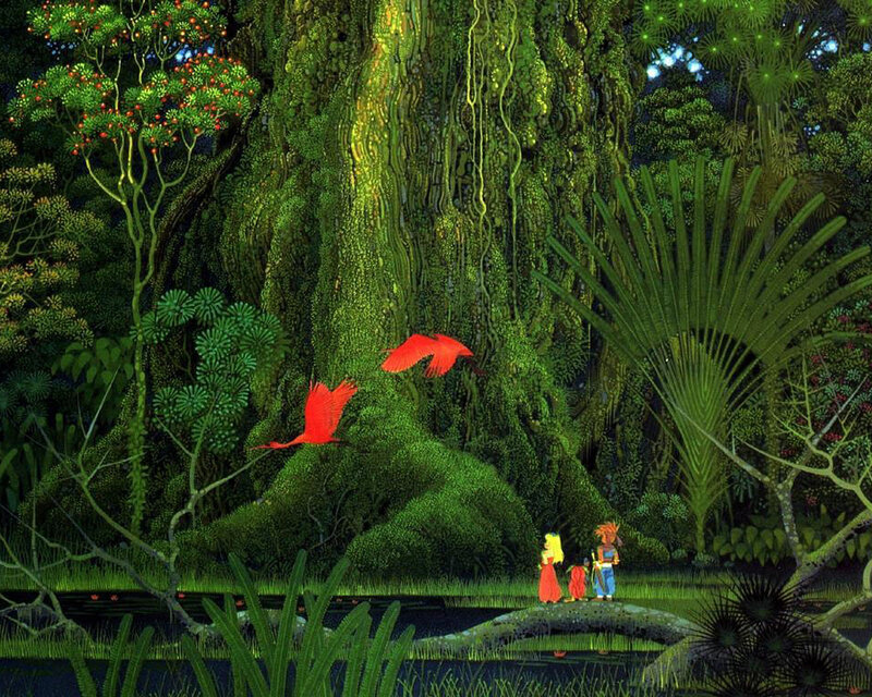 Jungle adventure with birds
