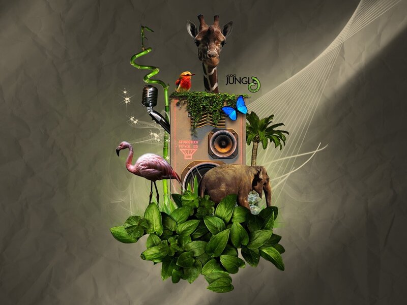 Jungle Animals with Speaker