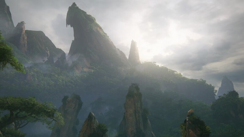 Jungle-covered Mountains