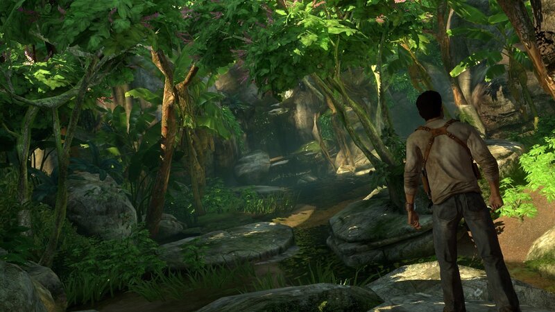 jungle exploration scene