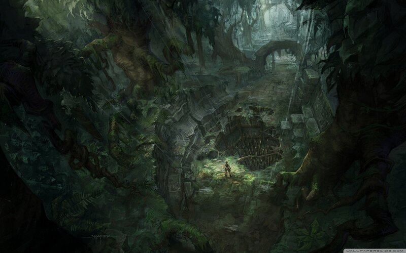 Jungle ruin exploration