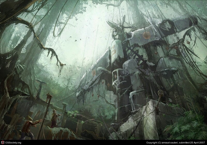 Jungle Ruins Concept Art