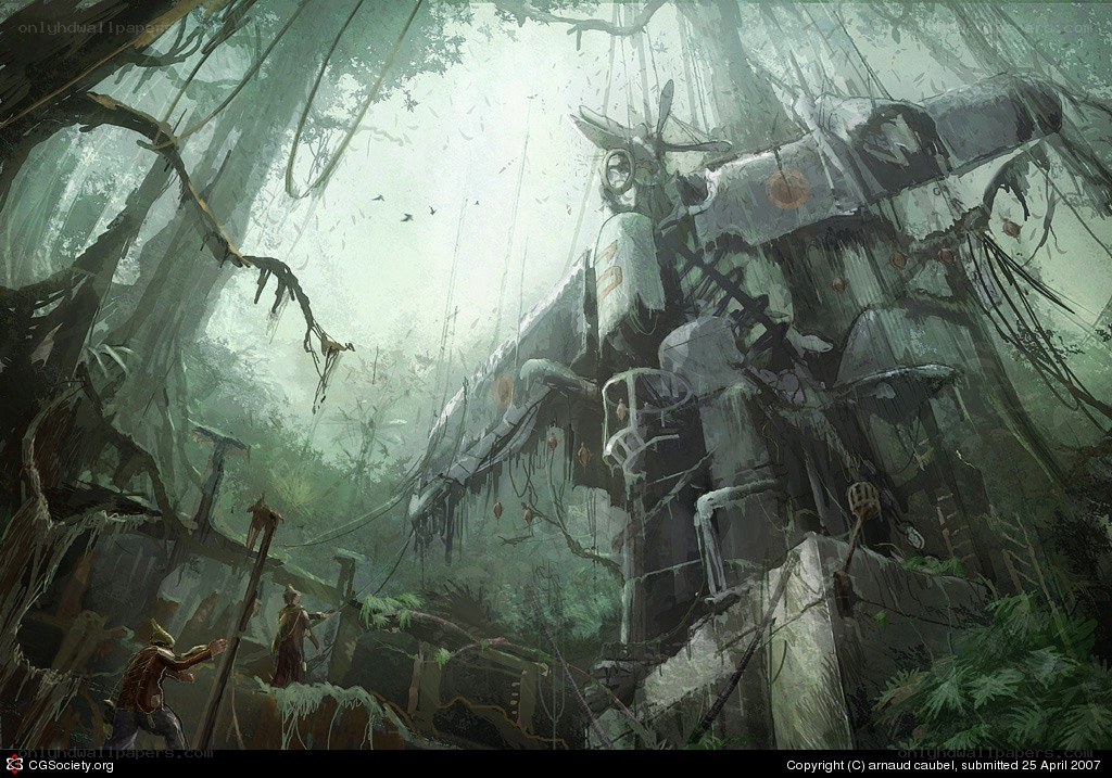 Jungle Ruins Concept Art
