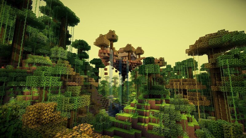 Jungle Temple in Forest