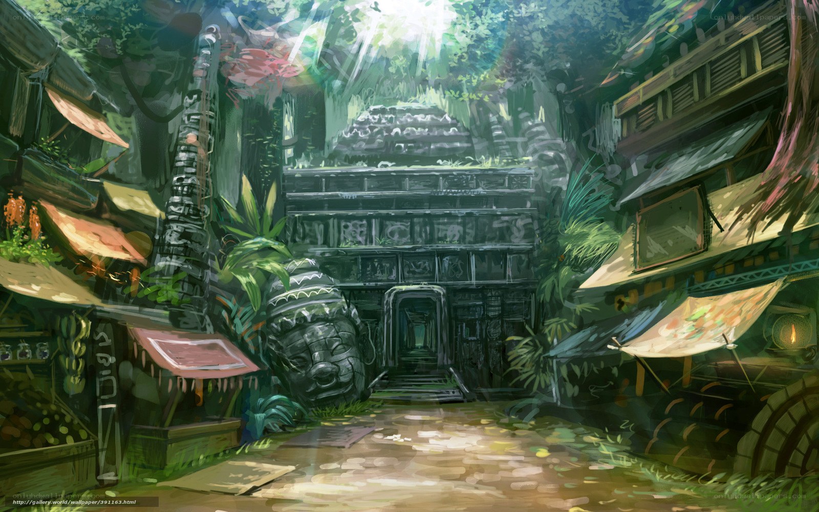 jungle temple market