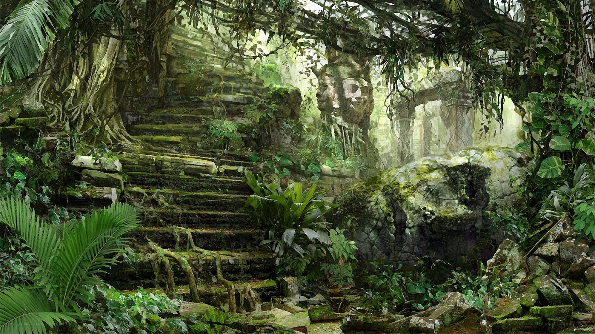 jungle temple ruins