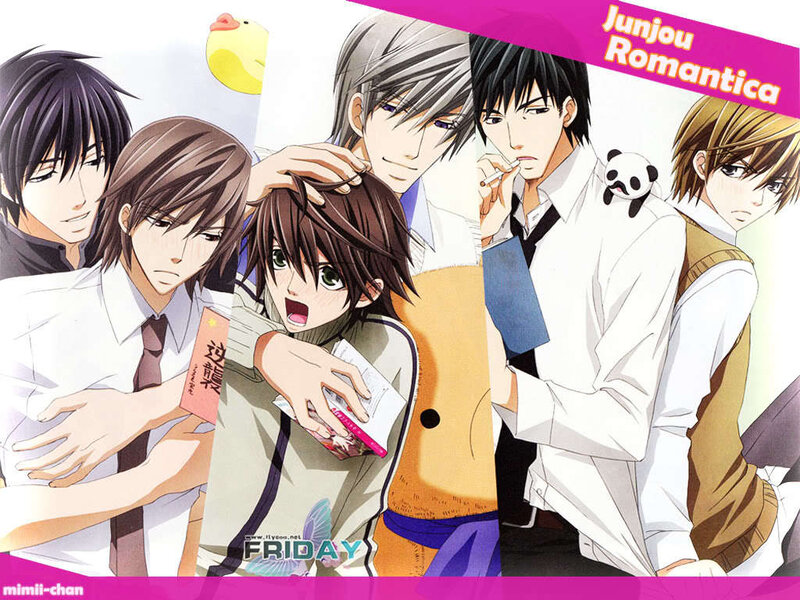 Junjou Romantica anime characters