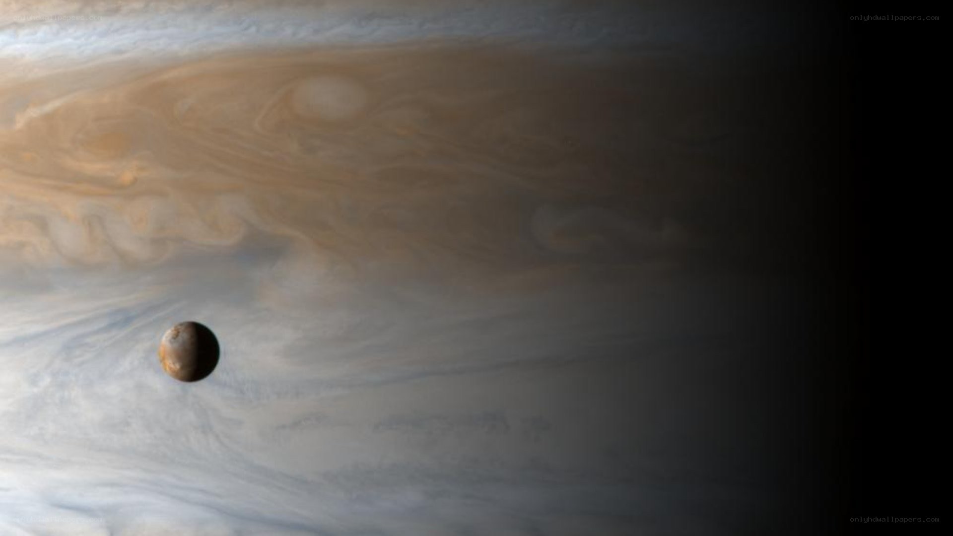 Jupiter and its moon