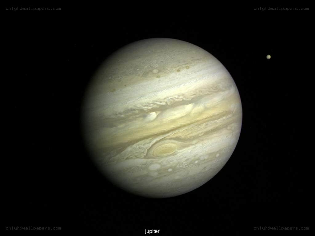 Jupiter and its moon