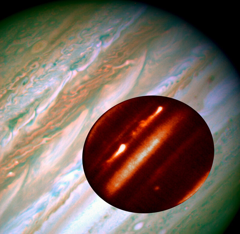 Jupiter and its moon Io