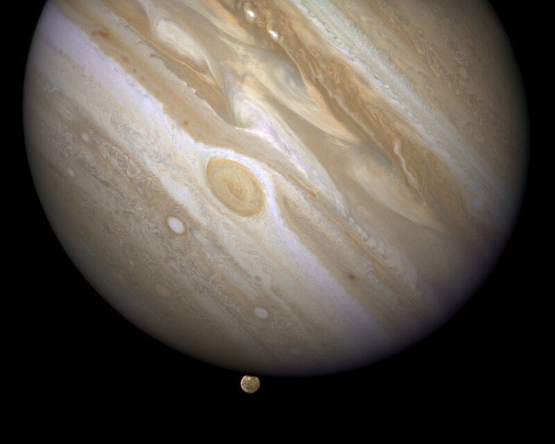 Jupiter and Moon — Brown, Dramatic