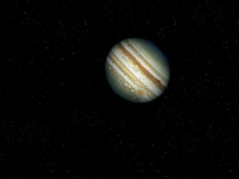 Jupiter in space