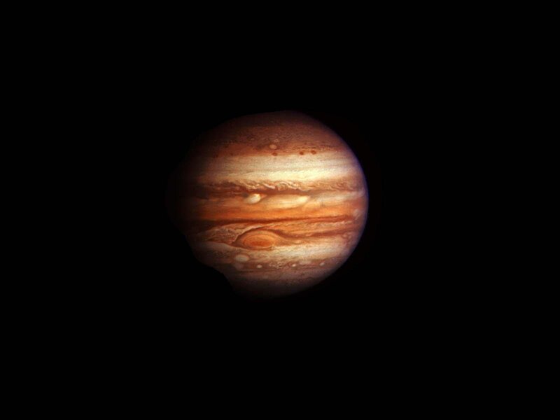 Jupiter planet in space
