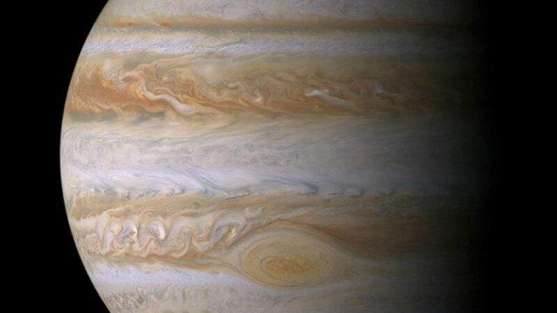 Jupiter Planet Surface — Brown, Dramatic