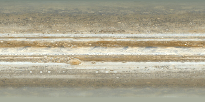 Jupiter's Atmosphere — Brown, Dramatic