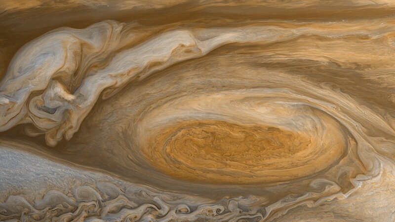 Jupiter's Great Red Spot — Brown