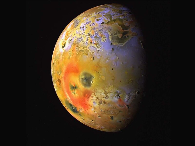 Jupiter's Moon Io — Orange, Dramatic, Photograph