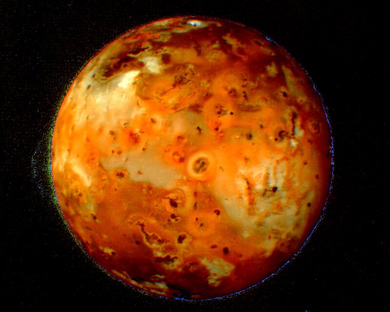 Jupiter's Moon Io — Orange