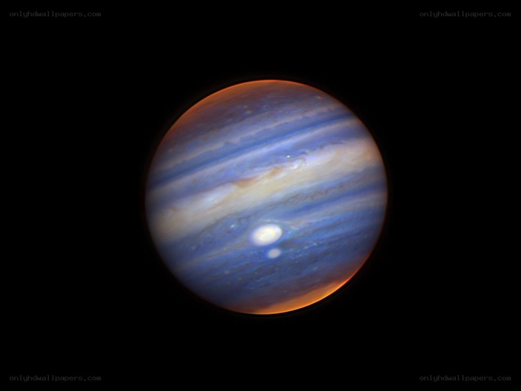 Jupiter with its moons