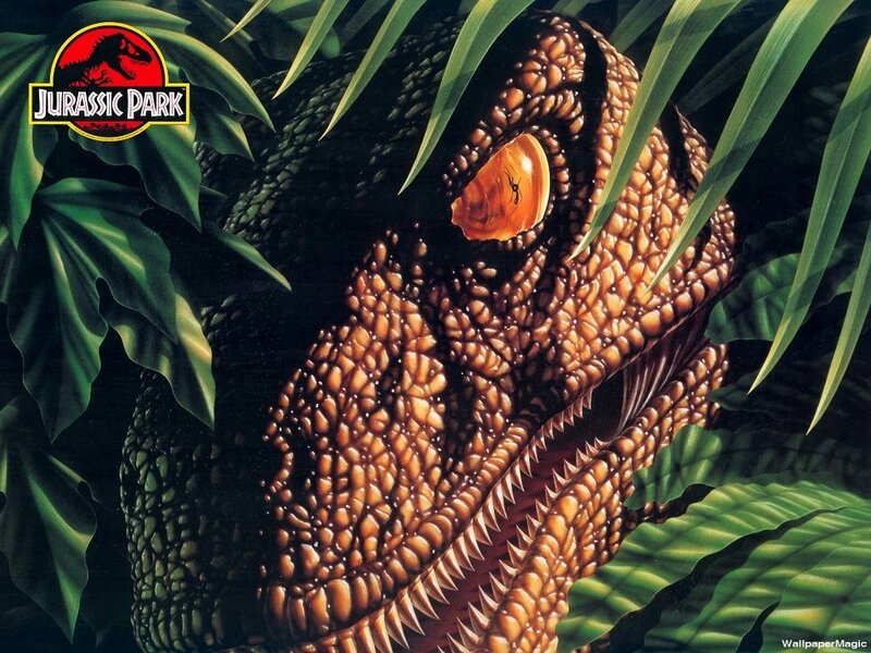 Jurassic Park dinosaur close-up