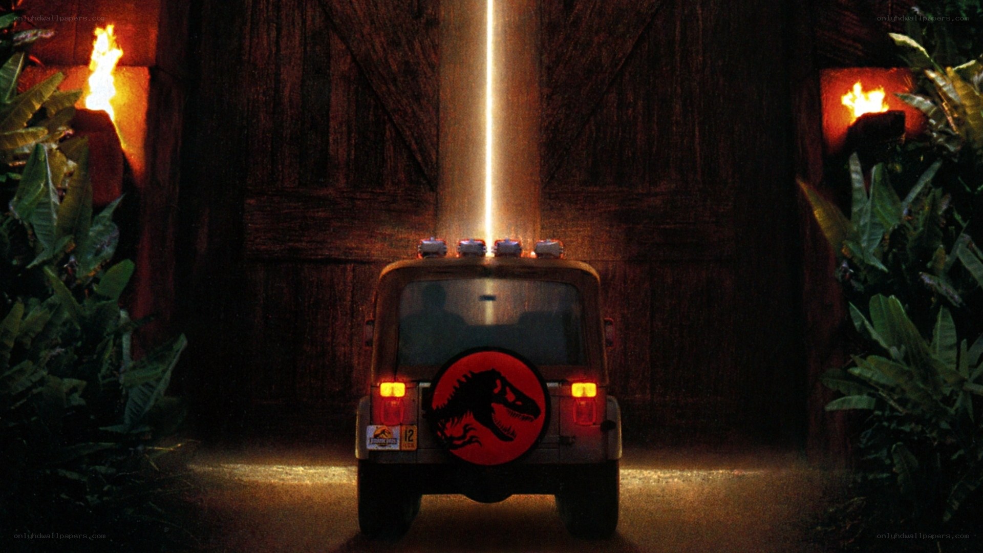 Jurassic Park jeep scene