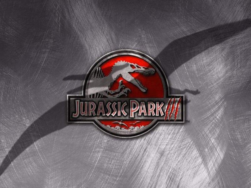 Jurassic Park Logo — Red, Dramatic, Digital Art