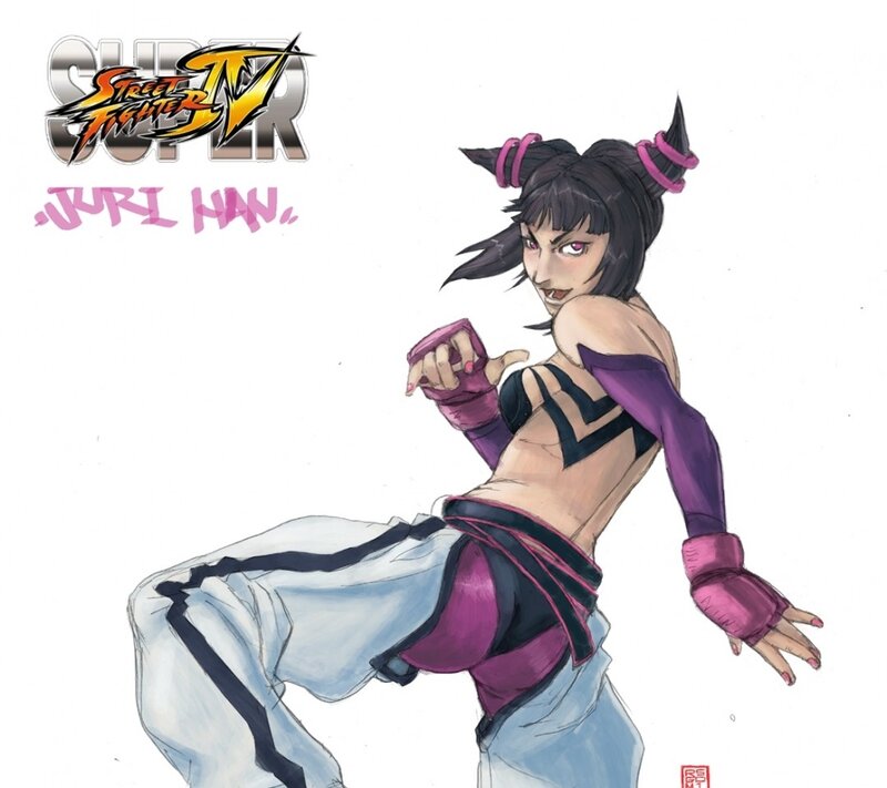 Juri Han from Super Street Fighter IV
