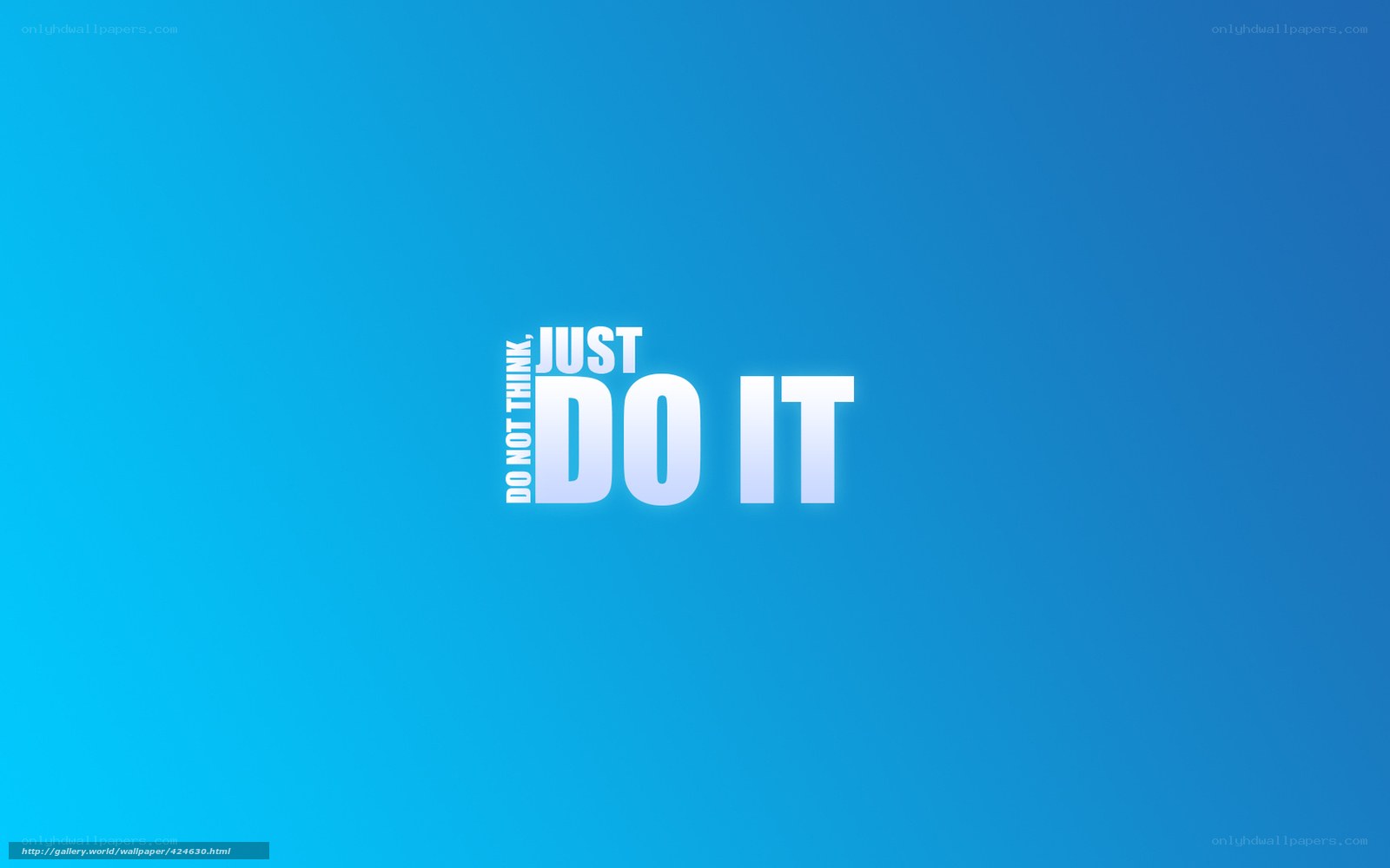 Just Do It motivational quote