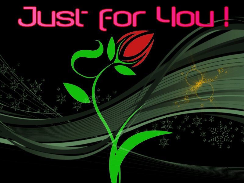 Just For You greeting card