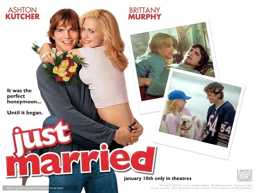just married movie poster