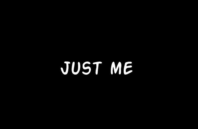 Just Me text
