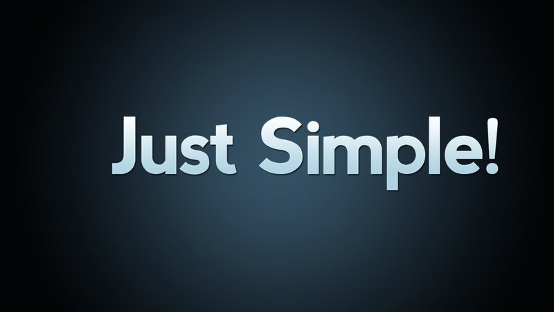 Just Simple text