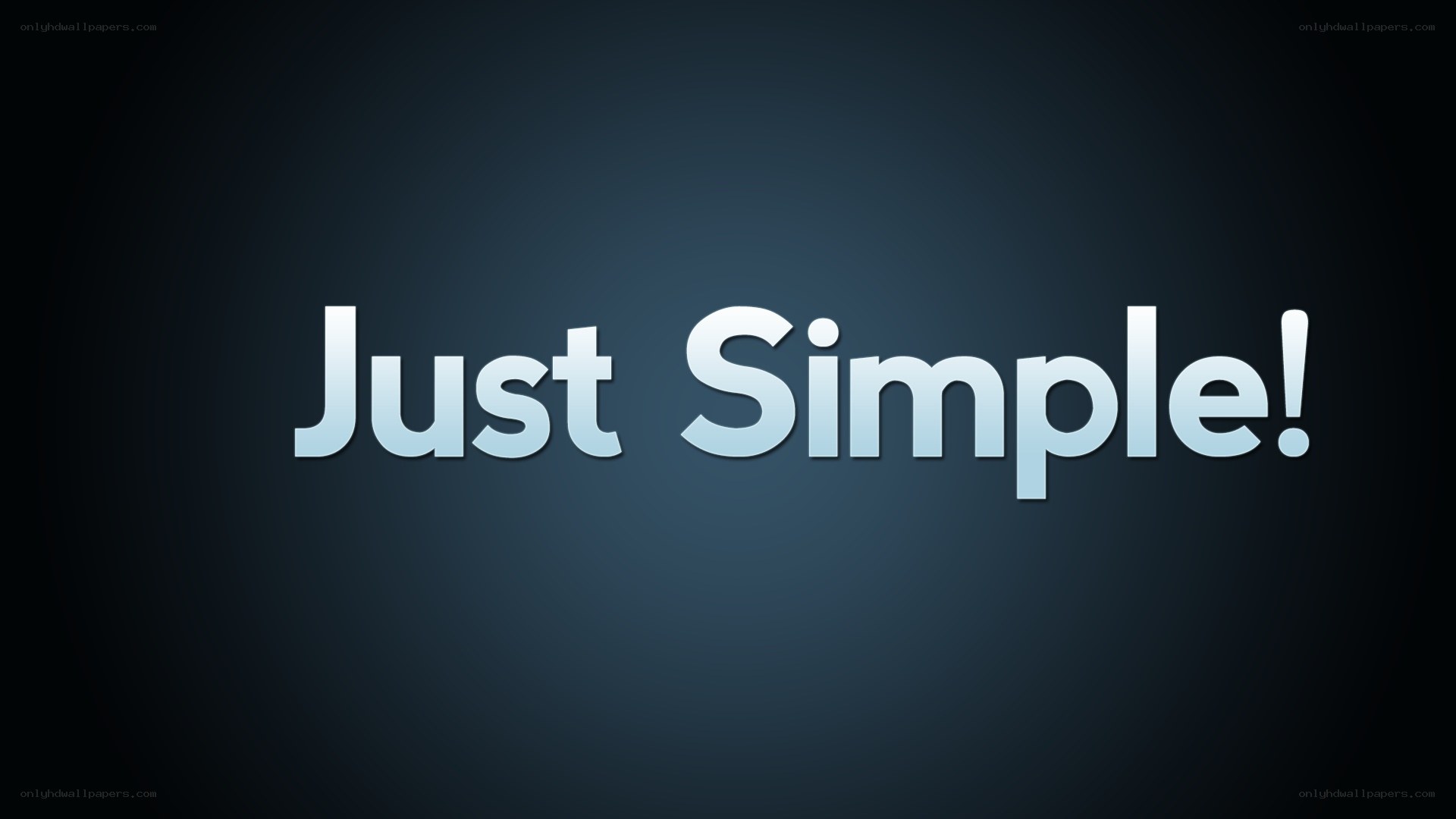 Just Simple text